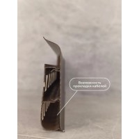 Плинтус Lexida 293 Орех темный